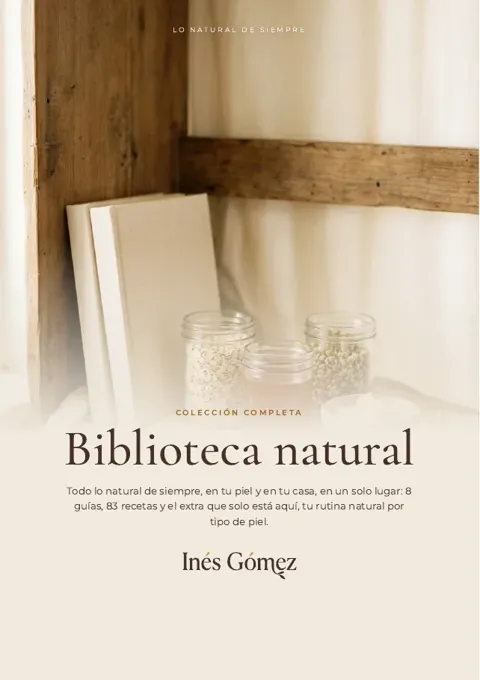 Portada de Biblioteca natural