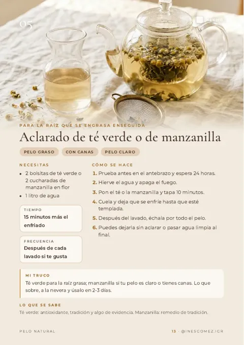 Página de muestra de Pelo natural: Perfume y microplásticos