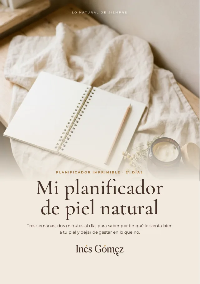 Portada de Mi planificador de piel natural